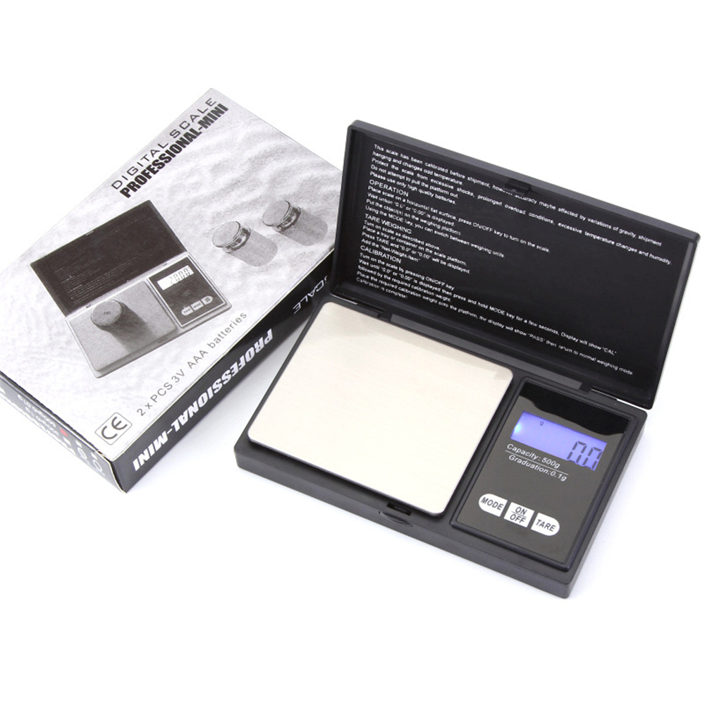 Candle Wax Scale - Mini balança de joias 0.01g, eletrônica,