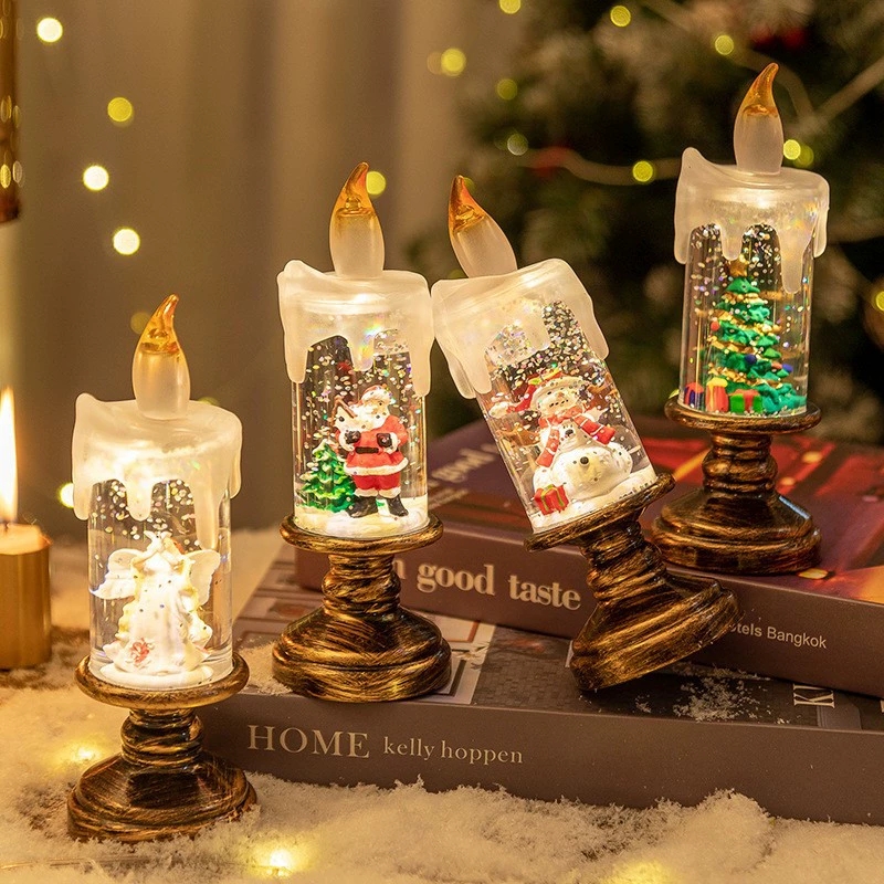 Candle Containers - 1 peça de Decoração de Natal: