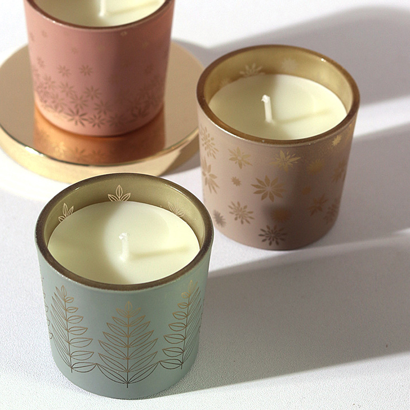 Paraffin Wax - Velas de cerâmica coloridas, fragrância criativa