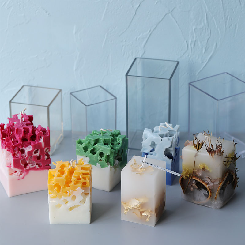 Candle Making Kit - 3d quadrado retângulo coluna vela molde
