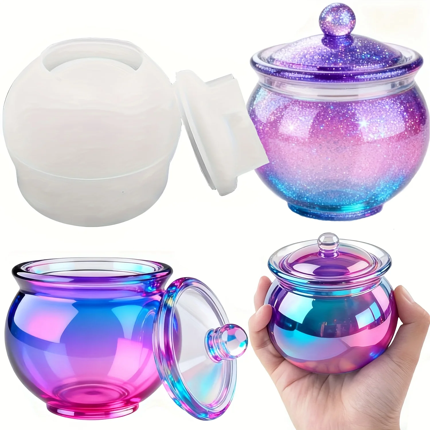 Candle Molds - 1 conjunto de moldes redondos de
