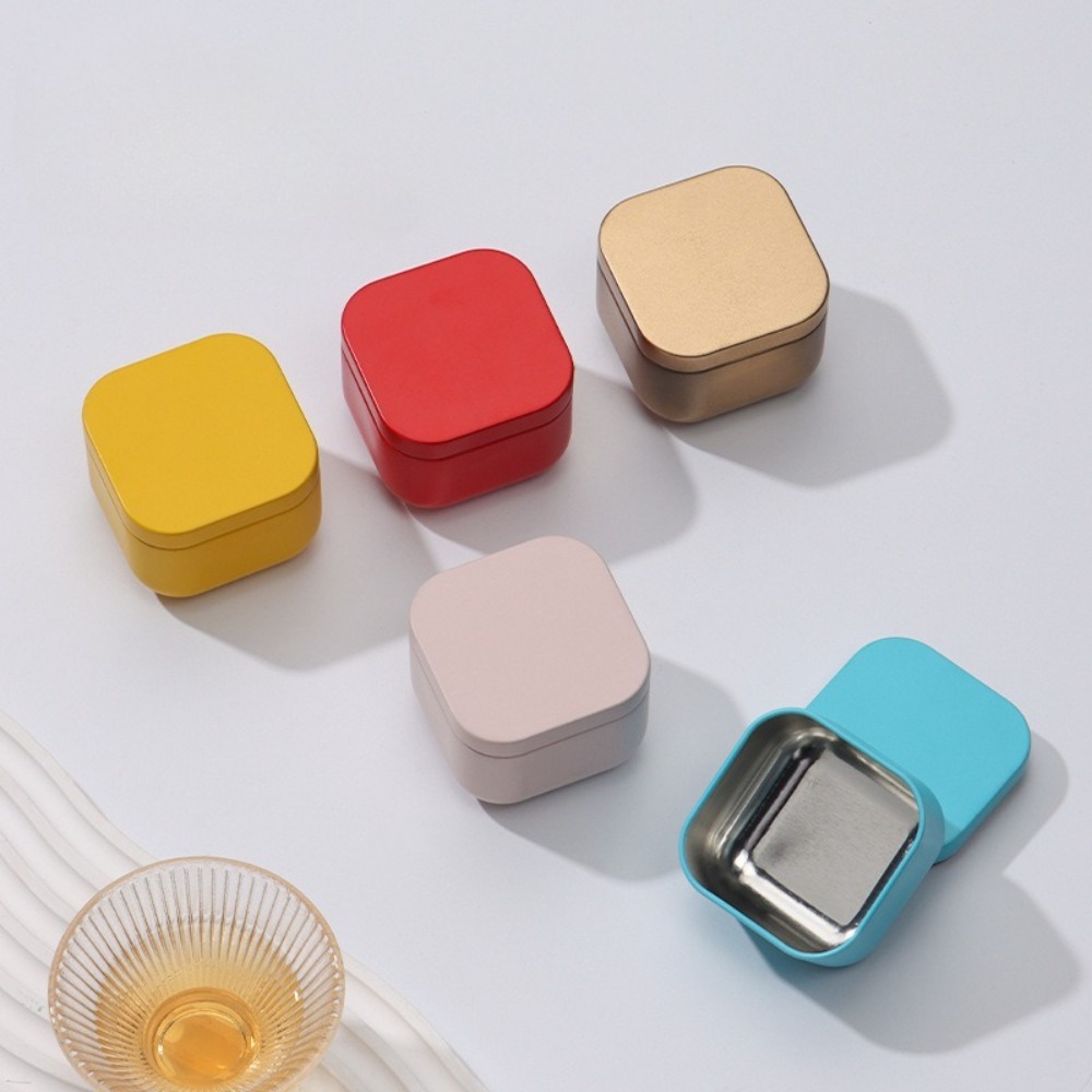 20PCS Potes de Metal Quadrados - Candle Containers avaliação e preço