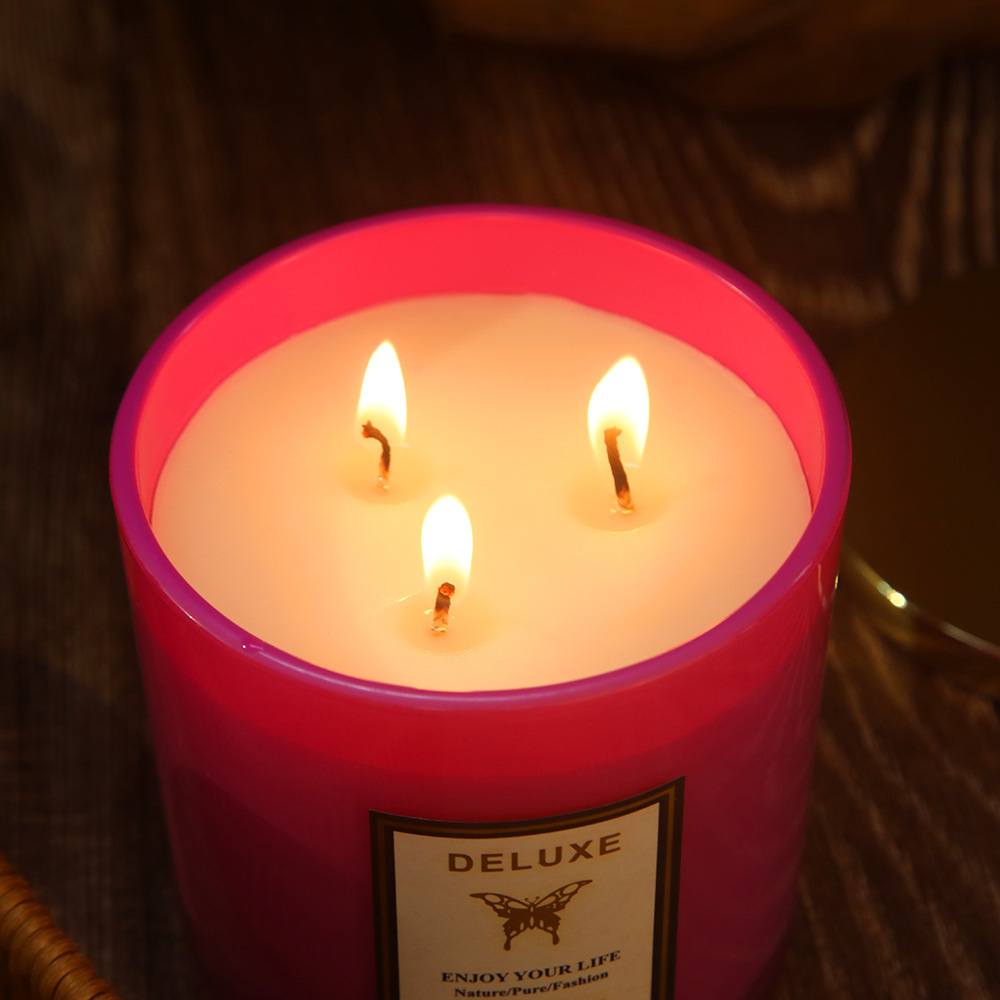 Vela perfumada com capa de vid - Soy Wax avaliação e preço