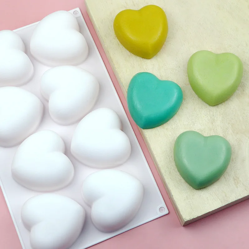 Amor coração silicone sabão mo - Candle Making Kit avaliação e preço