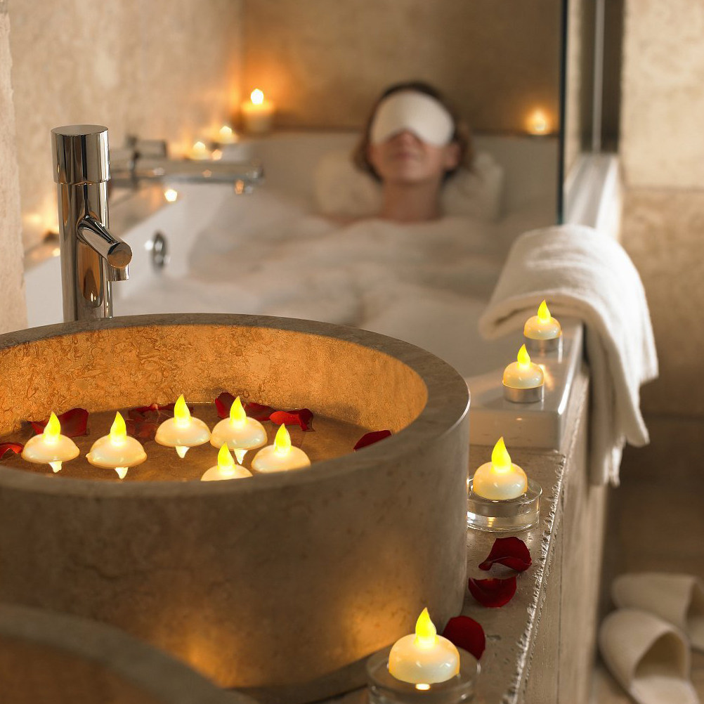12 Peças de Luzes Flutuantes à - Paraffin Wax avaliação e preço