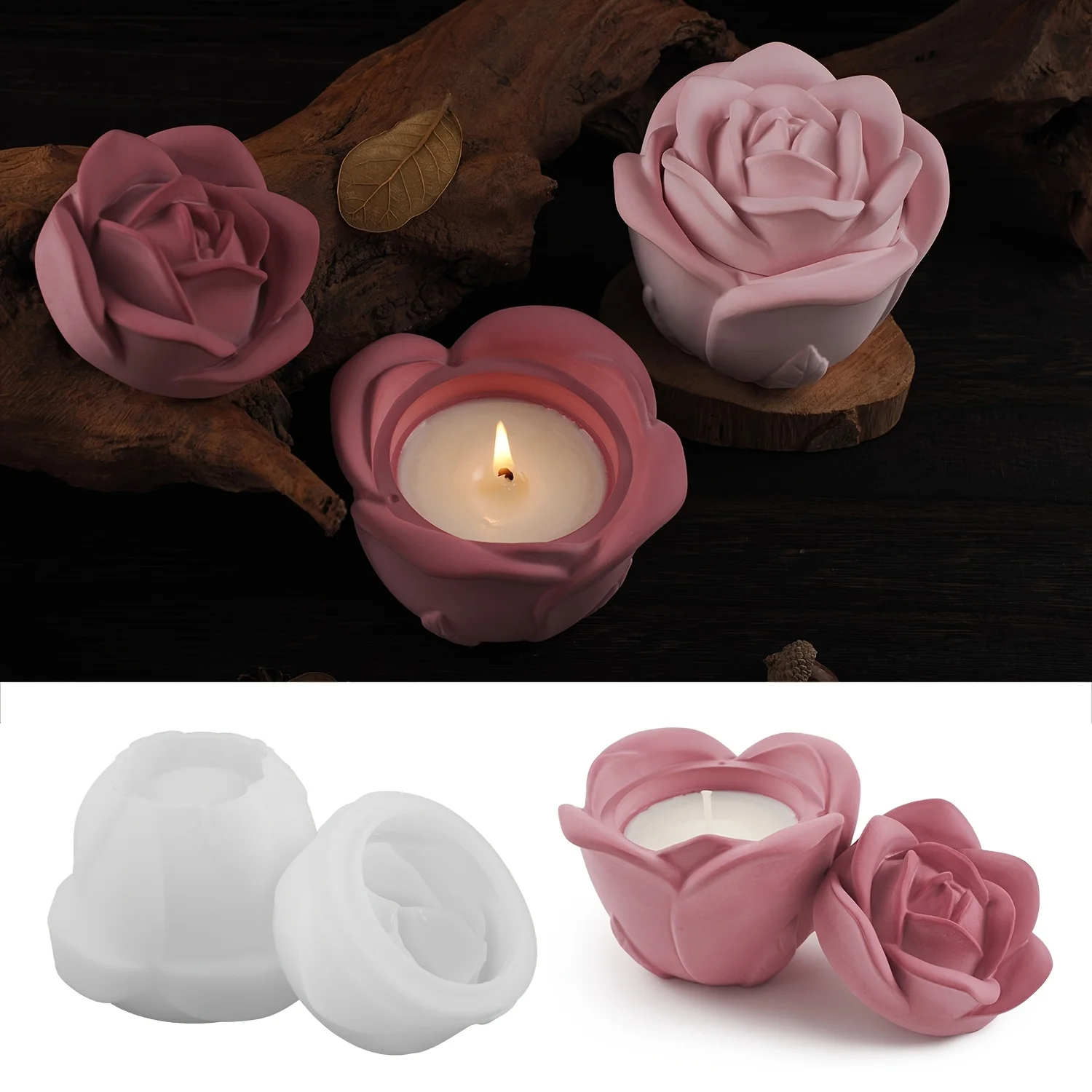 Conjunto de 2 peças de moldes  - Candle Molds avaliação e preço